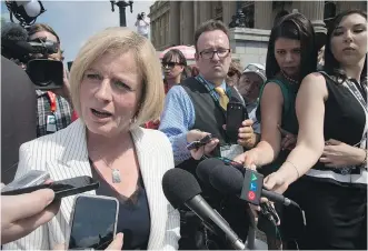  ?? EDMONTON JOURNAL/ FILE ?? Premier Rachel Notley and her cabinet last week appointed veteran B. C. NDP fixer John Heaney to the newly created, $ 287,000- a- year position of associate deputy minister of policy and planning.