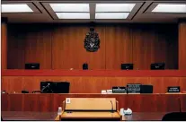  ?? CP FILE PHOTO ?? A courtroom at the Edmonton Law Courts building in June 2019.