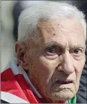  ?? (Foto Marcello Forti) ?? L’ultimo partigiano dell’Amiata Bruno Scalacci aveva 97 anni