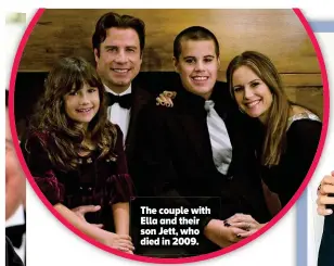  ??  ?? The couple with Ella and their son Jett, who died in 2009.