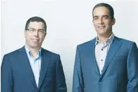  ?? (Ofir Abe) ?? ARIK KLEINSTEIN (left) and Kobi Samboursky founded Glilot Capital Partners in 2011, with the idea to invest in what they call ‘Israel’s unfair advantage.’