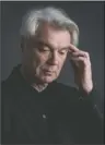  ?? The Associated Press ?? AMERICAN: Musician David Byrne poses for a portrait on Feb. 16 in New York to promote his album, “American Utopia," which will be released today.