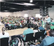  ?? ?? Leonel Fernández encabezó ayer un acto en Puerto Plata.