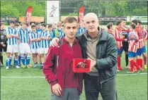  ?? FOTO: PEÑA PG ?? Agustín Gaínza, en un torneo con el nombre de su padre