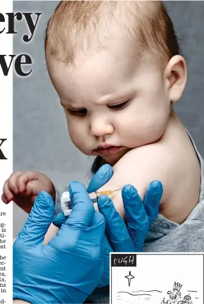  ?? ?? Rollout: Chickenpox vaccine would be added to MMR jab