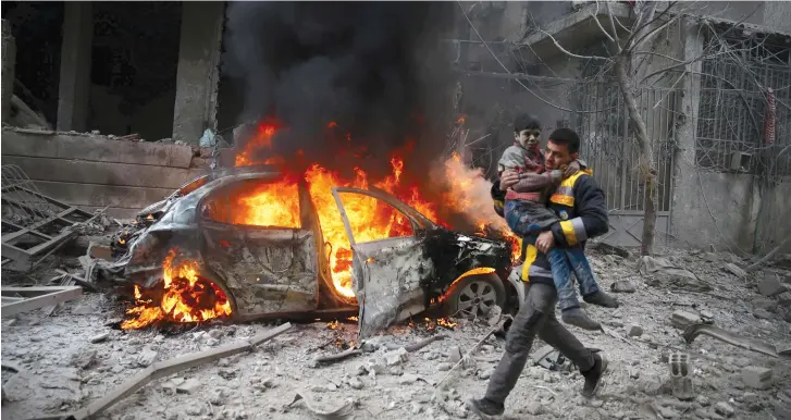  ?? (Reuters) ?? NO ONE did anything to stop the carnage in Syria.