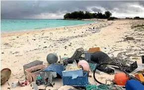  ?? AP ?? A new study says the US is the third-worst ocean plastic polluter, putting an estimated 510,000 to 1.5 million tonnes of plastic waste into the oceans each year.