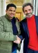 ??  ?? Kulhari Sanjeev Kumar con il sindaco di Lecce