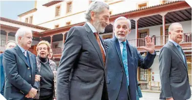  ?? ?? Jesús Martínez, como líder y presidente de Grupo Pachuca, encabezó la ceremonia en Oviedo.