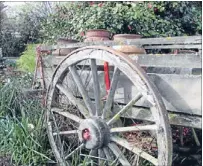  ??  ?? Howit used to be: Ladbrooks farmers carted their milk in cream cans, by dray, to the creamery.