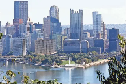  ??  ?? In the Bankrate.com survey, Pittsburgh scored poorly for weather, but the city rated highly when it came to crime, cost of living, low-cost health care and its top-ranked “friend factor.” KEITH SRAKOCIC/AP