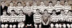  ??  ?? Top team: 1959 Rugby First XV at Northgate Grammar