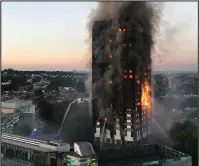  ??  ?? Grenfell Tower in west London where 80 people died in the blaze