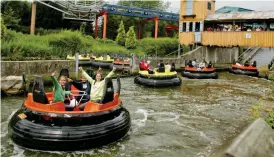  ??  ?? Safety failings: Splash Canyon rapids ride at Drayton Manor