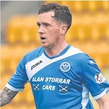  ??  ?? Danny Swanson has been in fine form this season.