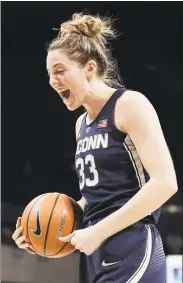  ?? Associated Press file photo ?? UConn’s Katie Lou Samelson was named the American Athletic Conference Player of the Year.