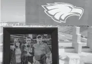  ??  ?? The folks at Allen High School have not forgotten about Kyler Murray. [PHOTO BY JOE MUSSATTO, THE OKLAHOMAN]