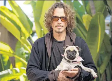  ?? Ricardo DeAratanha
Los Angeles Times ?? CHRIS CORNELL brings a sense of personal expression and identity to his new solo album, “Higher Truth.”