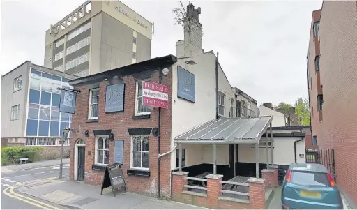  ??  ?? ●●The littel Jack Horner, Stockport centre, now closed and could become a Korean restaurant