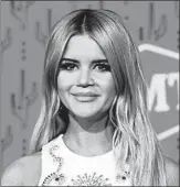  ?? SANFORD MYERS/AP ?? Maren Morris has a chance to win up to eight Country Music Associatio­n Awards on Nov. 13.