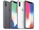  ??  ?? Apple’s iPhone X starts at $999. APPLE