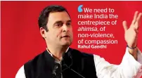  ?? PTI ?? Rahul Gandhi addresses valedictor­y function organised by ‘Global Organisati­on of People of Indian Origin’ in Bahrain. —