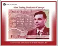  ?? BANK OF ENGLAND VIA THE NEW YORK TIMES ?? Alan Turing, the computing pioneer who became one of the most influentia­l code breakers of World War II, has been chosen to be the new face of the 50-pound note.