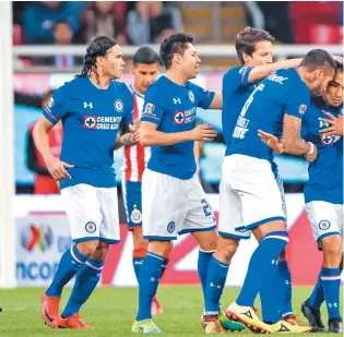  ??  ?? Rafael Baca anotó el segundo gol de La Máquina frente a Chivas