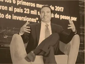  ?? Foto ee: zulleyka hoyo ?? Mauricio Leyva, director general de Grupo Modelo, participó en el Foro Forbes 2017.