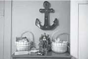  ?? Michael Ciaglo / Houston Chronicle ?? Action figures and Easter baskets sit last week on a bookshelf in the room of two foster kids who were removed from the home of their foster parents, who reported sexual abuse by the boys’ older brother.