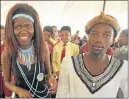  ?? Picture: LULAMILE FENI ?? FOCUSED: Bomvana Youth Foundation founder and chairwoman Nasizo Mndende, and treasurer Lwando Didiza