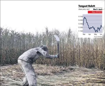  ?? PHOTO: SUPPLIED ?? Tongaat Hulett operations in Zimbabwe have had a surge in profit in the year to the end of March.