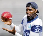  ?? FORT WORTH STAR-TELEGRAM ?? With uncertaint­y at the position, former Cowboys star Dez Bryant is one of a group of receivers the Browns are hosting this week.