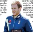  ??  ?? Eoin Morgan