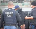  ?? CHARLES REED/AP ?? Officials say ICE will begin deporting more families with orders of removal.