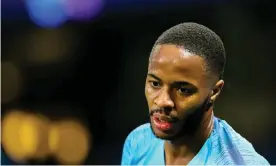  ??  ?? ‘Some elements of the media have created a caricature of Raheem Sterling – they don’t want him to have his own voice.’ Photograph: Alex Dodd - CameraSpor­t/CameraSpor­t via Getty Images