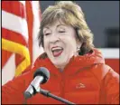  ??  ?? Republican Sen. Susan Collins