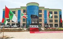 ?? —AFP ?? BUJUMBURA: A picture shows the national headquarte­rs of the party National Council for the Defense of Democracy-Forces for the Defense of Democracy (CNDD-FDD) in the Ngagara quarter, north of Bujumbura.