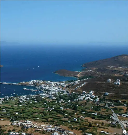 ??  ?? 1. Appartenen­te alle Isole Cicladi Centrali, Serifos è amata dai diportisti per la sua atmosfera tranquilla e bucolica. 1