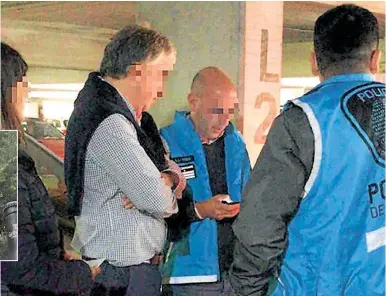  ??  ?? Doctor Ricardo Russo. Detained by police (Right).