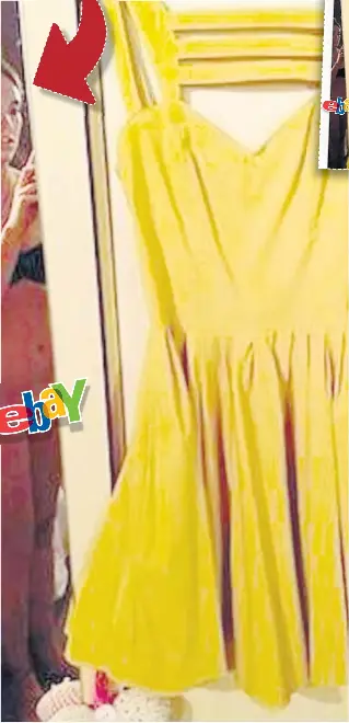 Ebay yellow 2025 dress girl