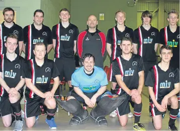  ??  ?? Dundee Wanderers I indoor hockey team.