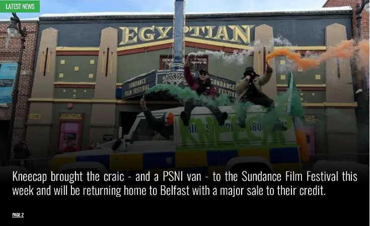 Kneecap on the one road to fame after rave reviews, major sale at ...