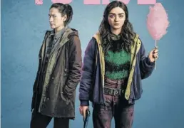  ?? BILD: Sky Deutschlan­d ?? Maisie Williams (rechts) mit Sian Clifford in „Two Weeks to Live“, abrufbar im Dezember auf Sky.