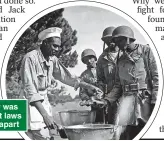  ?? ?? INEQUALITY: US Army was segregated under racist laws that kept black troops apart