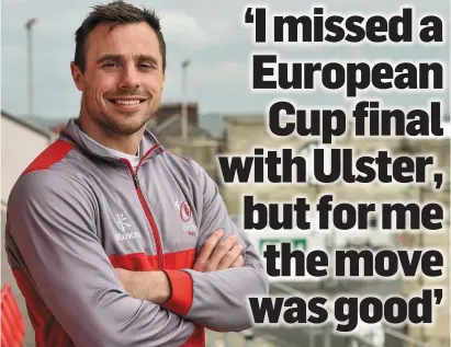  ??  ?? Tommy Bowe’s career may be coming to an end but he is still desperate for Ulster to finish the season on a high