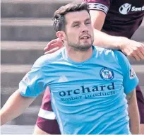  ??  ?? Dale Hilson was Forfar’s two-goal hero.