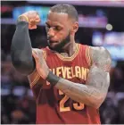  ?? AP ?? LeBron James is about to become a free agent. four-time MVP could re-sign with his hometown Cavaliers, or go in a completely direction. What he decides in the next few days could re-shape the NBA landscape.