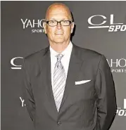 ?? Anthony Behar / Sipa USA ?? Scott Van Pelt’s solo-hosted “SportsCent­er” has lifted ESPN’s ratings in its hour by 4 percent.