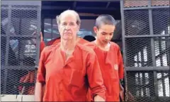  ?? PHA LINA ?? Australian filmmaker James Ricketson arrives at the Phnom Penh Municipal Court in June.